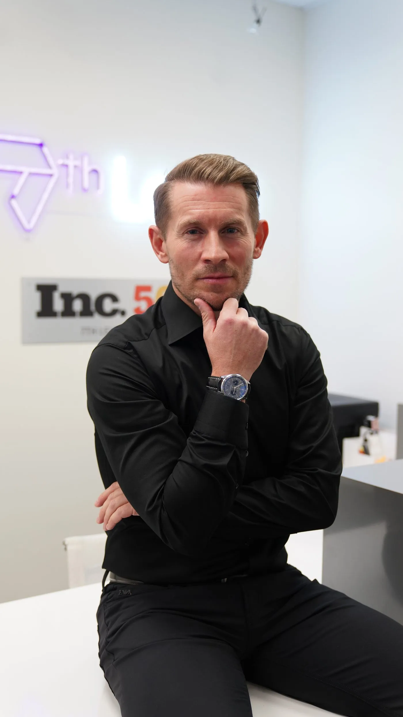 Jeremy Miner, founder of 7th Level, at the company headquarters